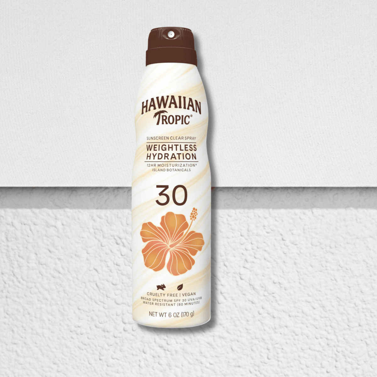 Hawaiian Tropic Sunscreen Clear Spray Weightless Hydration SPF 30 6oz