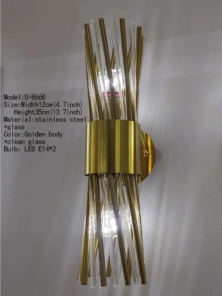 Hazel LED Gold Wall Sconce | Modern Dining Room Lighting