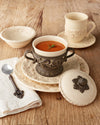 Acanthus Stoneware Covered Soup Bowl