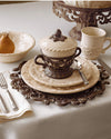 Acanthus Stoneware Covered Soup Bowl