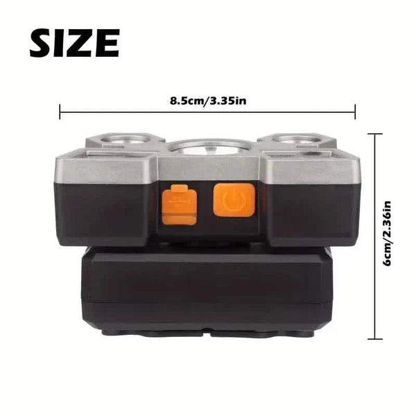 Headlamp With Built In Battery USB Rechargeable