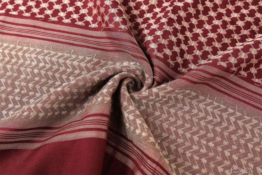 Headscarf Hijab Man Arabic Cotton Hijab Burqa Palestine Keffiyeh Scarf Arabian Islamic Clothing Men Muslim Hijab Wrap Pattern of Arab Shemagh Keffiyeh Men Arab Kufiyah Keffiyeh Arabic Muslim Head Wrap Men Scarf Shawl