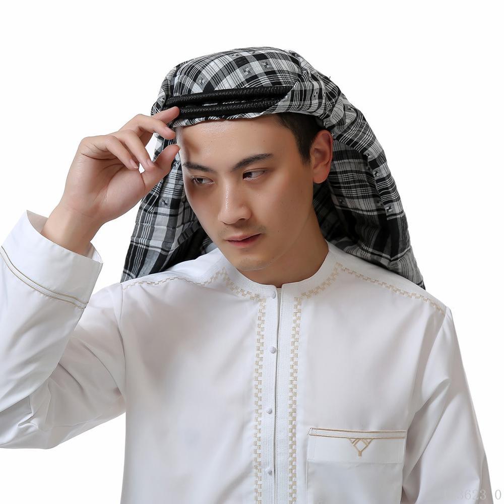 Headscarf Hijab Man Arabic Cotton Hijab Burqa Palestine Keffiyeh Scarf Arabian Islamic Clothing Men Muslim Hijab Wrap Pattern of Arab Shemagh Keffiyeh Men Arab Kufiyah Keffiyeh Arabic Muslim Head Wrap Men Scarf Shawl