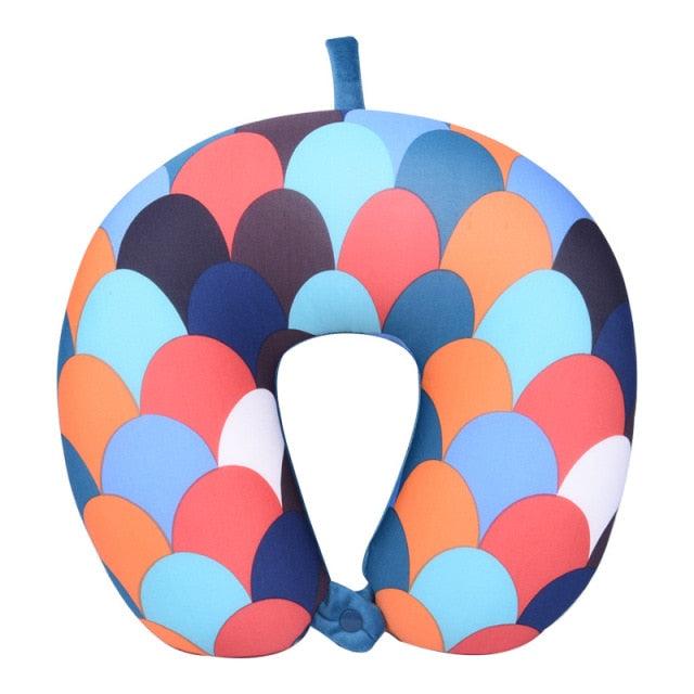 Health Care Cushion Airplane Flight Foam Particles Pillow For Travel Bohemia Beach U-Shaped Pillow Nanoparticles Neck Support Headrest Beach U Pillow Nanoparticles Neck Support Headrest Health Care Cushion Airplane Flight