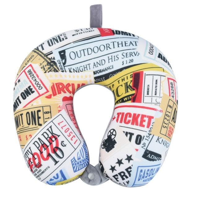 Health Care Cushion Airplane Flight Foam Particles Pillow For Travel Bohemia Beach U-Shaped Pillow Nanoparticles Neck Support Headrest Beach U Pillow Nanoparticles Neck Support Headrest Health Care Cushion Airplane Flight