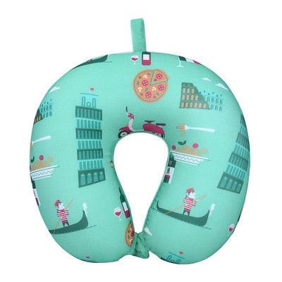 Health Care Cushion Airplane Flight Foam Particles Pillow For Travel Bohemia Beach U-Shaped Pillow Nanoparticles Neck Support Headrest Beach U Pillow Nanoparticles Neck Support Headrest Health Care Cushion Airplane Flight