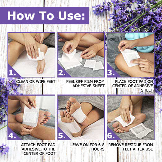 H.E.A.L.'s Lavender Foot Patches