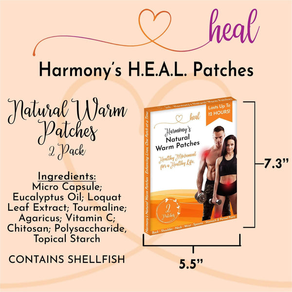 H.E.A.L.'s Natural Warm Patches - Gifts for You 'n Me