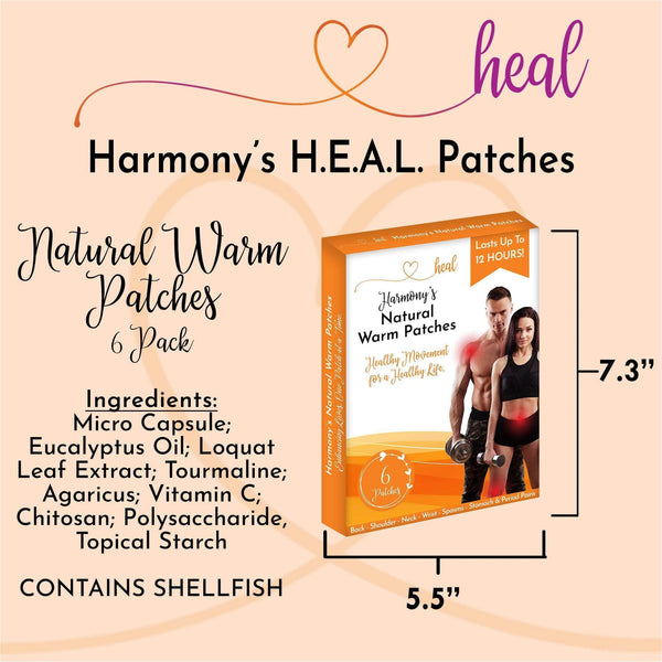 H.E.A.L.'s Natural Warm Patches - Gifts for You 'n Me