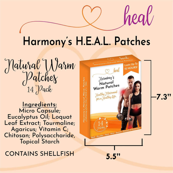 H.E.A.L.'s Natural Warm Patches - Gifts for You 'n Me