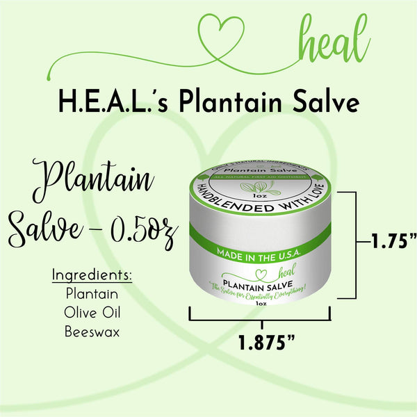 H.E.A.L.'s Plantain Salves
