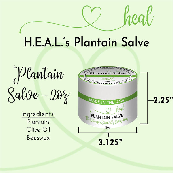 H.E.A.L.'s Plantain Salves