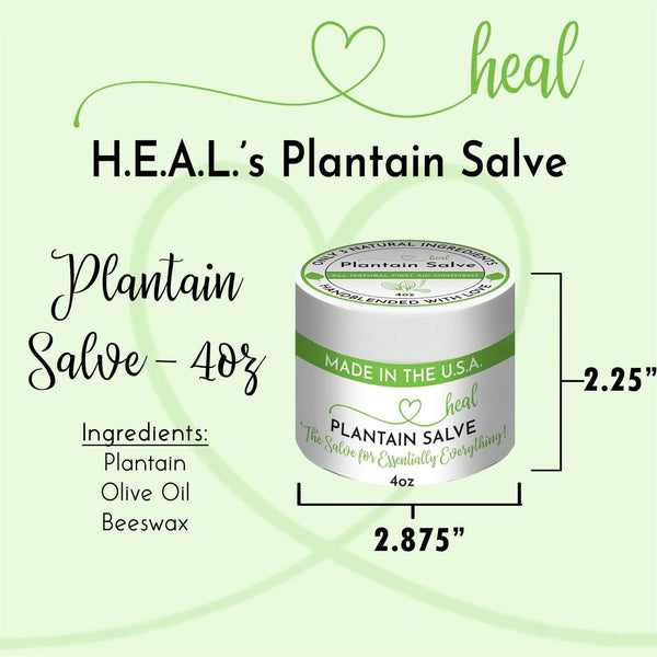 H.E.A.L.'s Plantain Salves - Gifts for You 'n Me
