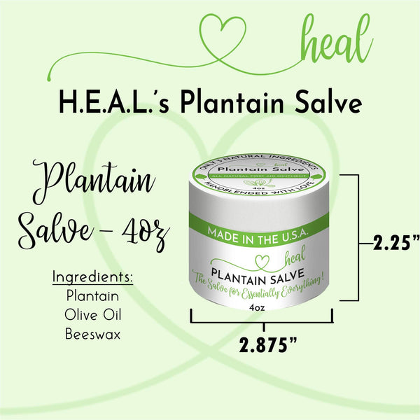 H.E.A.L.'s Plantain Salves