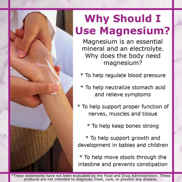 ŐSIMAGNESIUM Good Night Lavender Body Lotion + Melatonin + OptiMSM - 3.38oz - Gifts for You 'n Me
