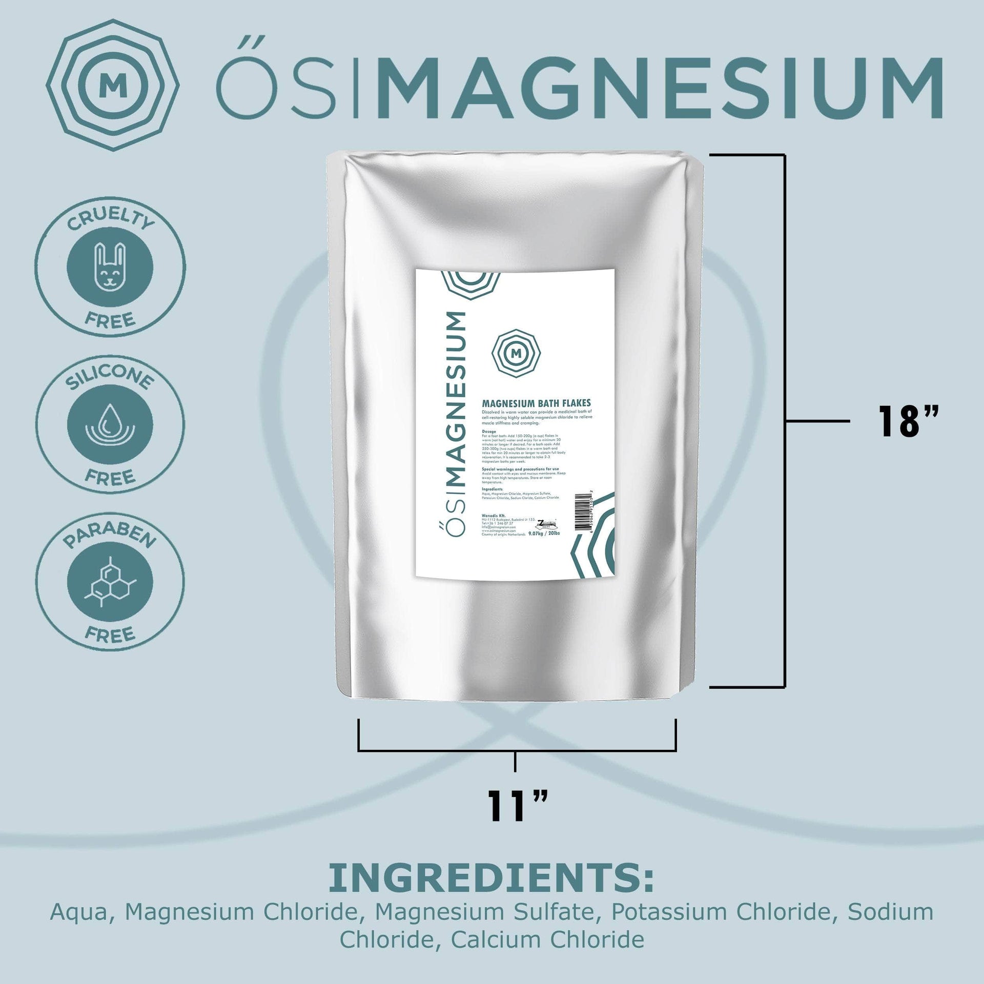 ŐSIMAGNESIUM Bath Flakes