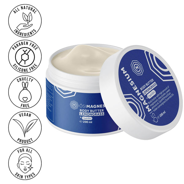 ŐSIMAGNESIUM Body Butter + OptiMSM - 6.76oz