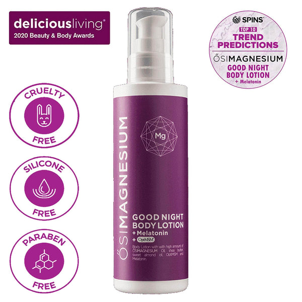 ŐSIMAGNESIUM Body Lotion + Melatonin + OptiMSM - 6.76oz