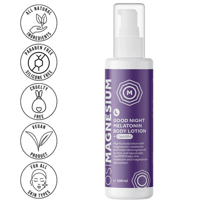 ŐSIMAGNESIUM Body Lotion + Melatonin + OptiMSM - 6.76oz