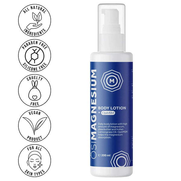 ŐSIMAGNESIUM Body Lotion + OptiMSM - 6.76oz - Gifts for You 'n Me