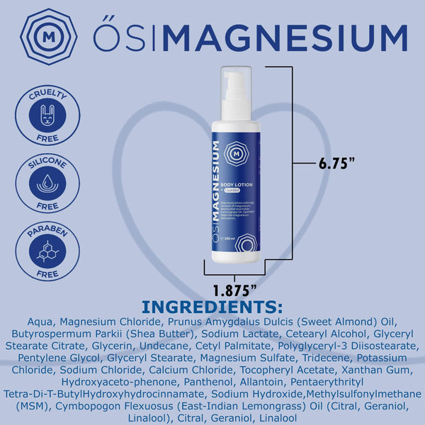 ŐSIMAGNESIUM Body Lotion + OptiMSM - 6.76oz