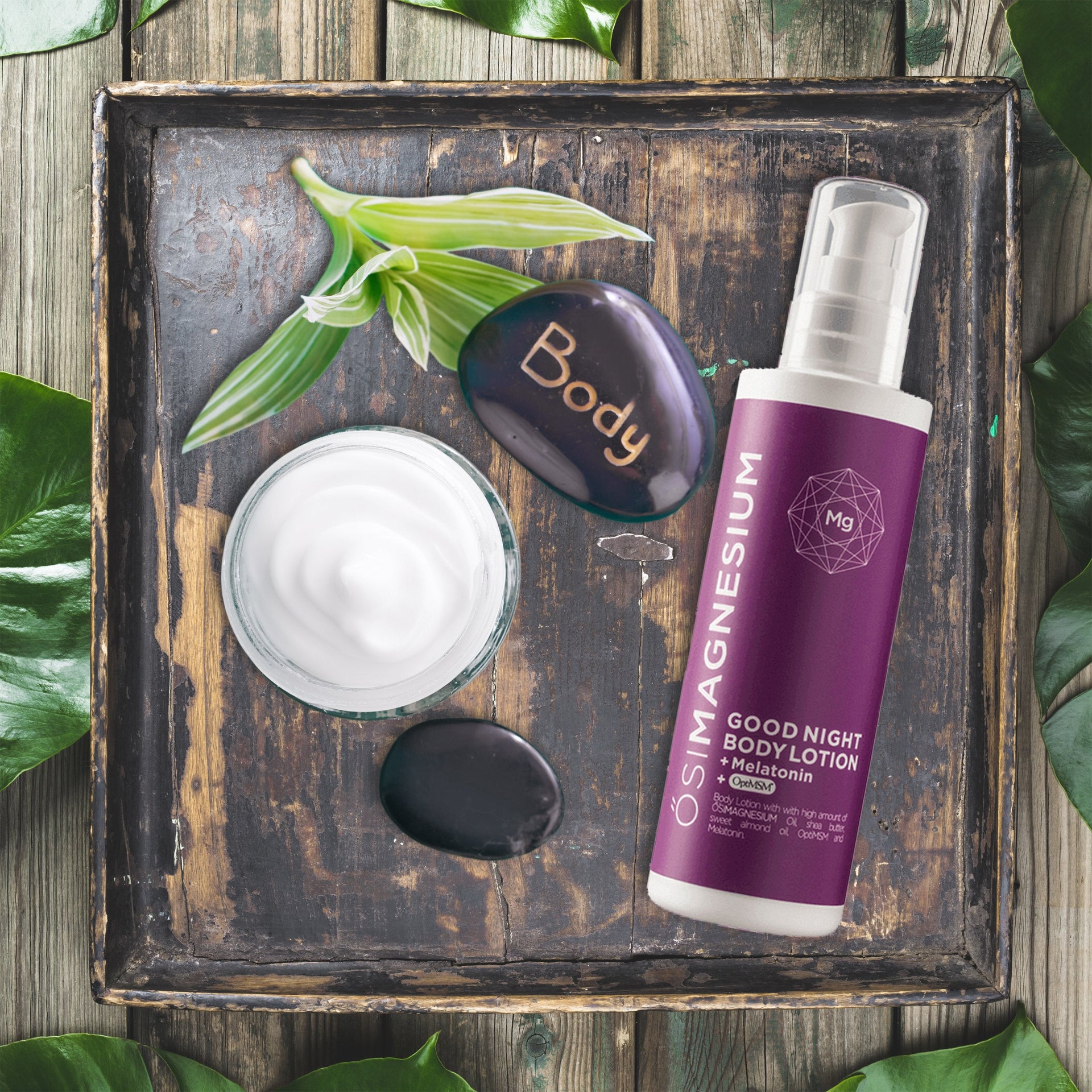 ŐSIMAGNESIUM Body Lotion + Melatonin + OptiMSM - 6.76oz