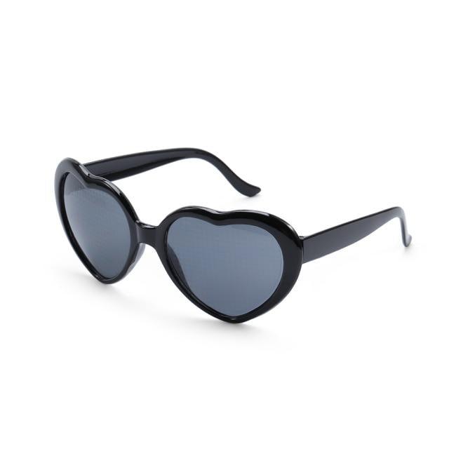 Heart Effect Diffraction Glasses That Turn Lights into Hearts Shaped Love Effects Glasses  Watch The Lights Change to Heart Shape At Night Diffraction Glasses For Unisex Sunglasses