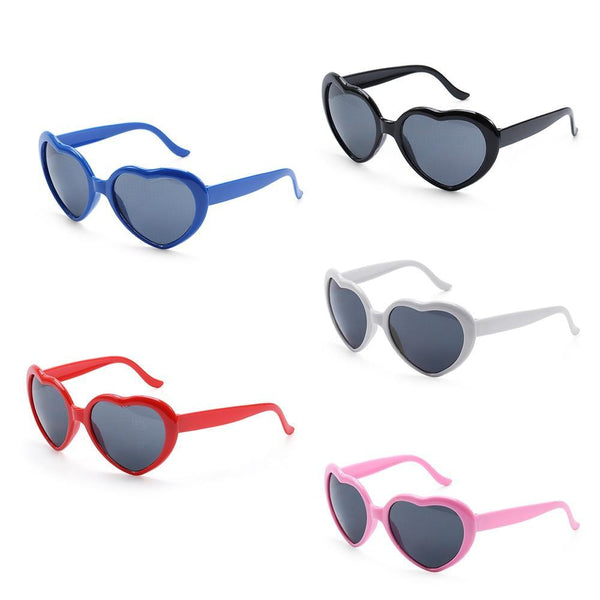 Heart Effect Diffraction Glasses That Turn Lights into Hearts Shaped Love Effects Glasses  Watch The Lights Change to Heart Shape At Night Diffraction Glasses For Unisex Sunglasses
