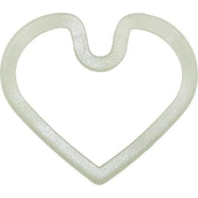 Quick-Tag Large Heart Glow-in-the-Dark Silencer