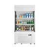 Heavy-Duty 12 Cu.Ft 2-Tier Open-Air Industrial Display Merchandiser Cooler (SAK14832)