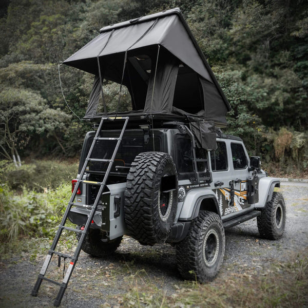 Heavy Duty 2-3 Person Hardshell Rooftop Tent With Ladder (SAK93120)