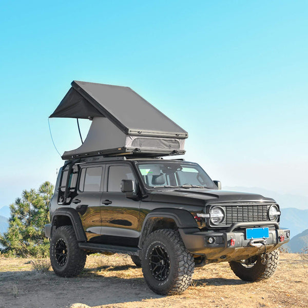 Heavy Duty 2-3 Person Hardshell Rooftop Tent With Ladder (SAK93120)