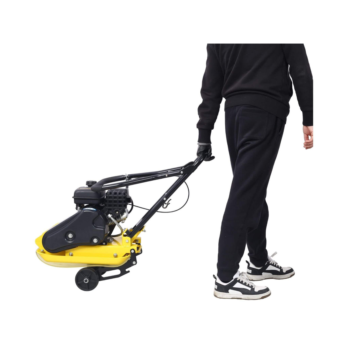 Heavy-Duty 2.5HP 79CC 8200N Gas-Powered Plate Compactor Machine (SAK58492)