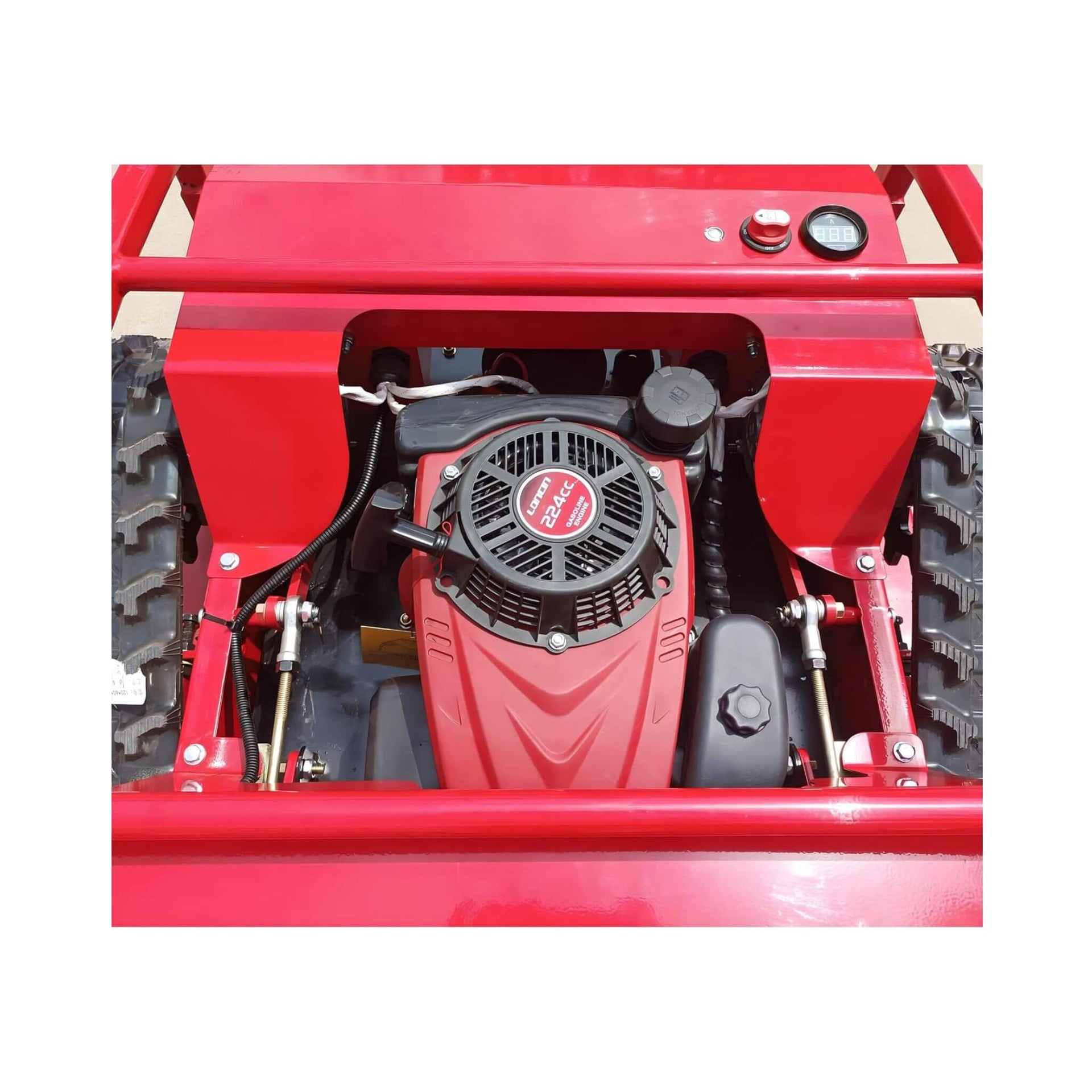 Heavy-Duty 24-Inch 9HP Commercial Remote-Controlled Lawn Mower With Snow Plow (SAK31078)