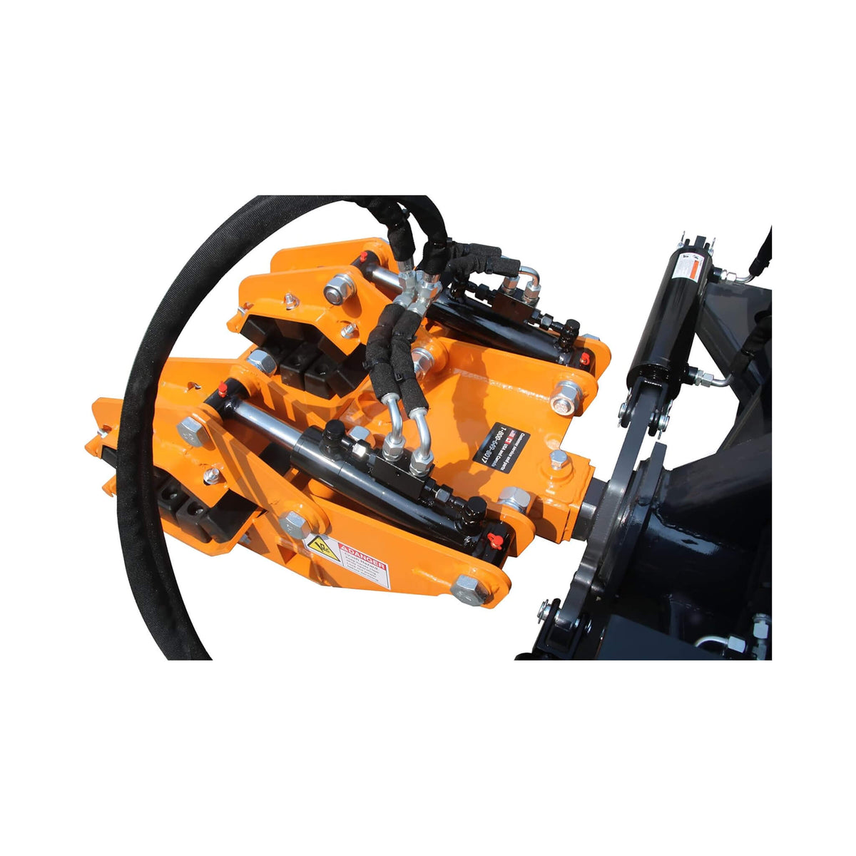 Heavy-Duty 32FT Double Pole Claw Dual Grapple Skid Steer Attachment (SAK25497)