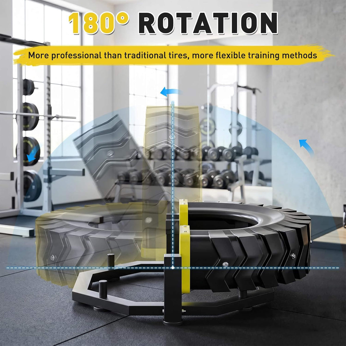 Heavy-Duty 330LBS Multifunctional Flip Machine With Anti-Slip Base (SAK90527)