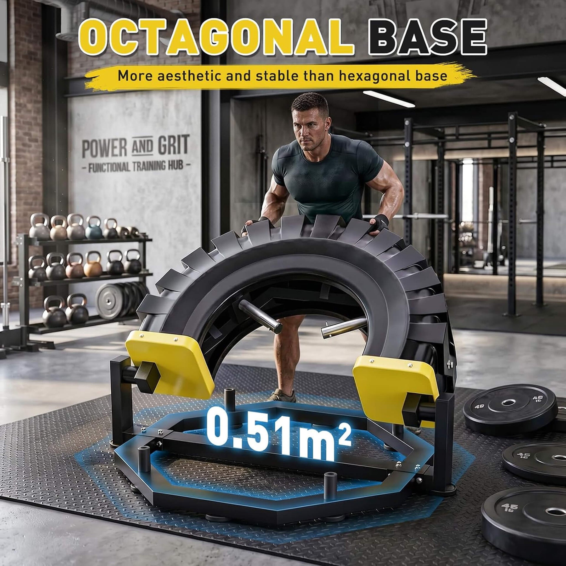 Heavy-Duty 330LBS Multifunctional Flip Machine With Anti-Slip Base (SAK90527)