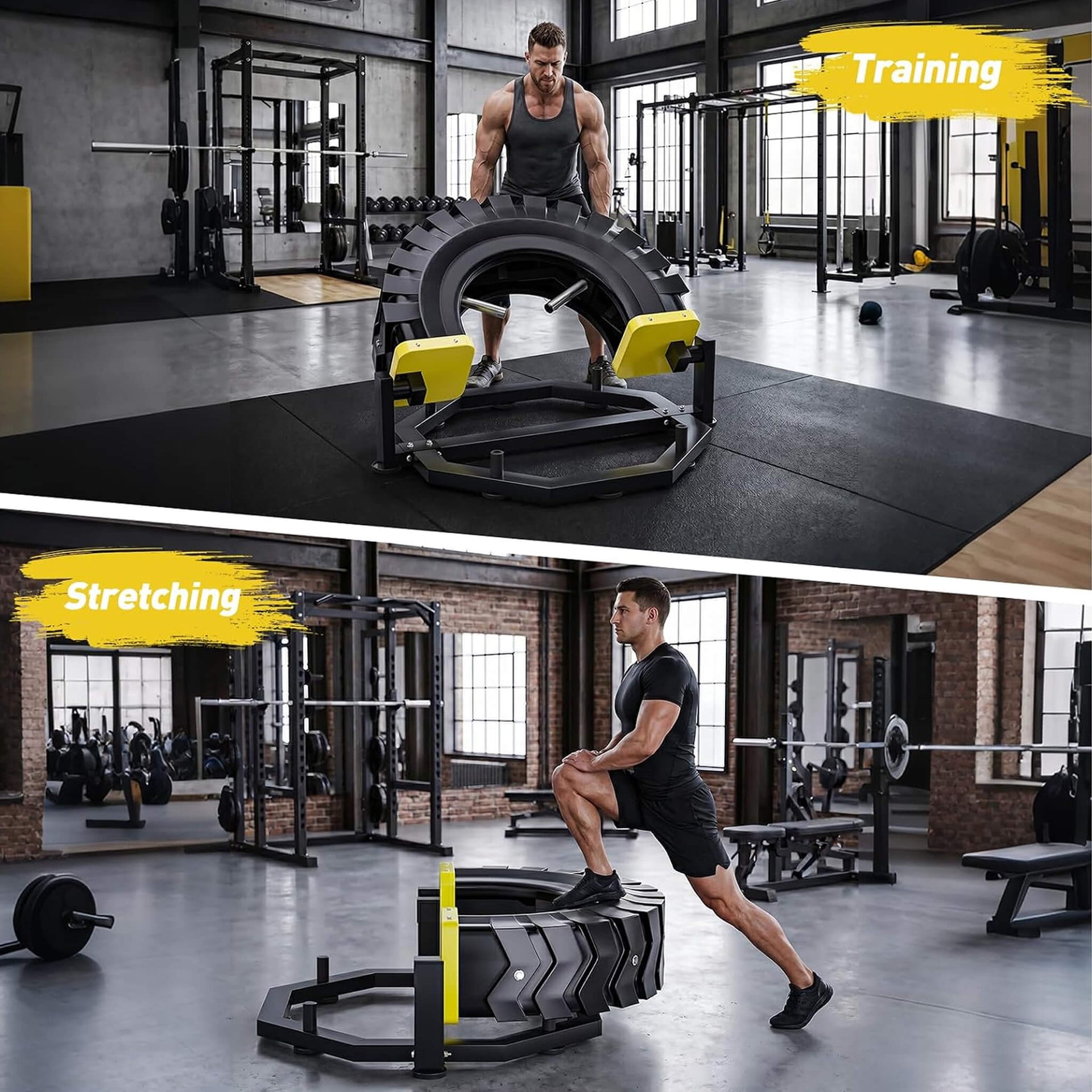 Heavy-Duty 330LBS Multifunctional Flip Machine With Anti-Slip Base (SAK90527)