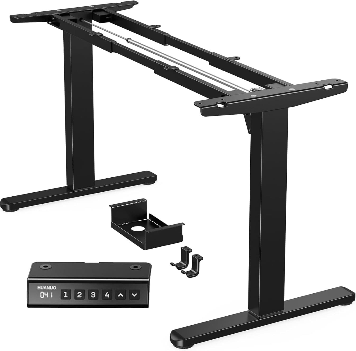 Heavy-Duty Adjustable Standing Desk Frame for Home Office