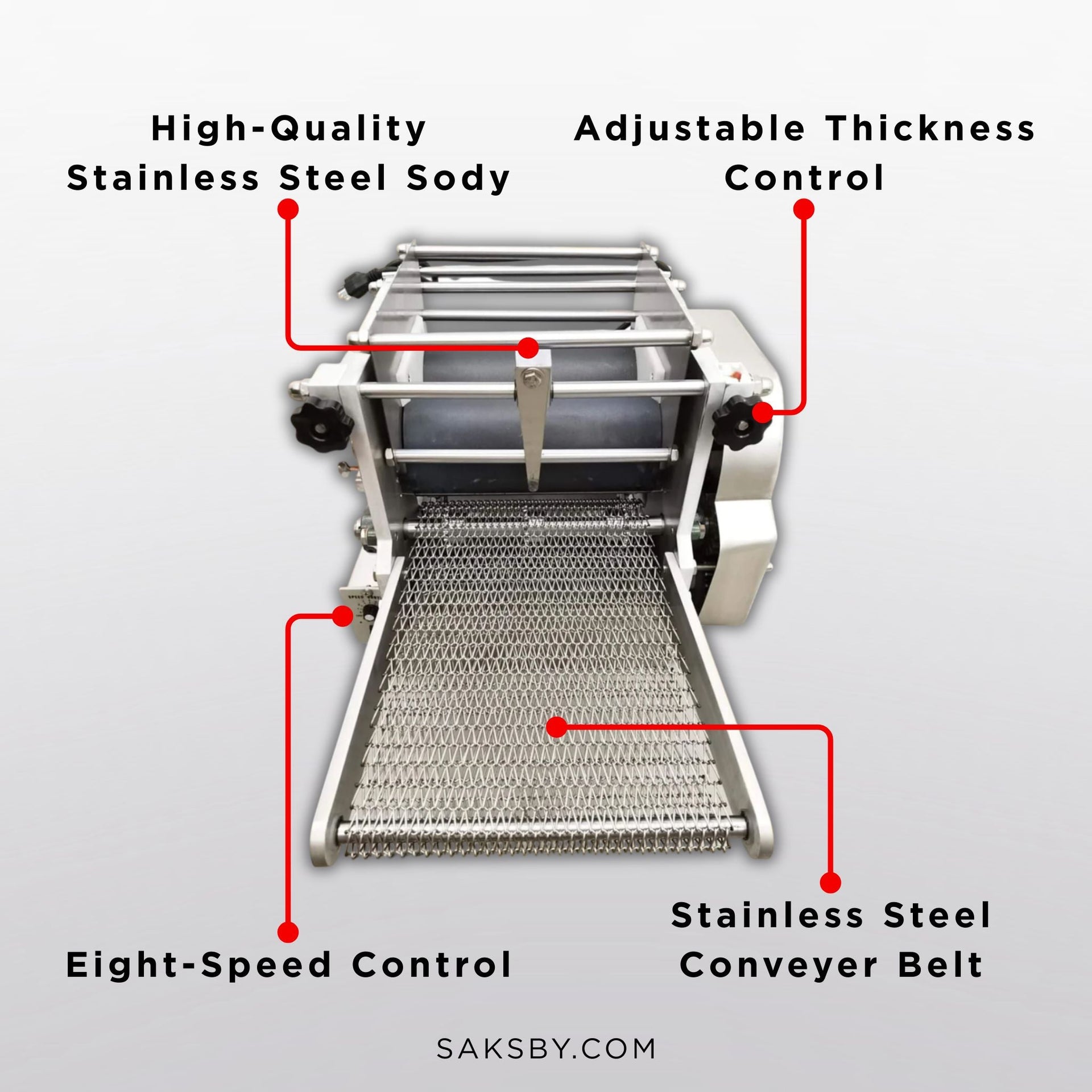 Heavy-Duty Commercial Automatic Corn Tortilla Making Machine (SAK60513)