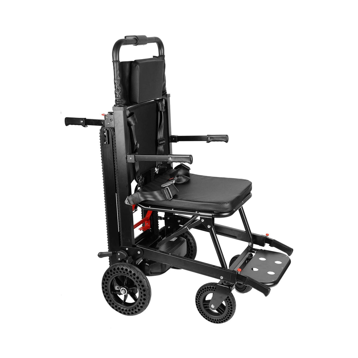 Heavy-Duty Electric Foldable Stair Climbing Wheelchair, 450LBS [FDA-Approved (SAK92801)