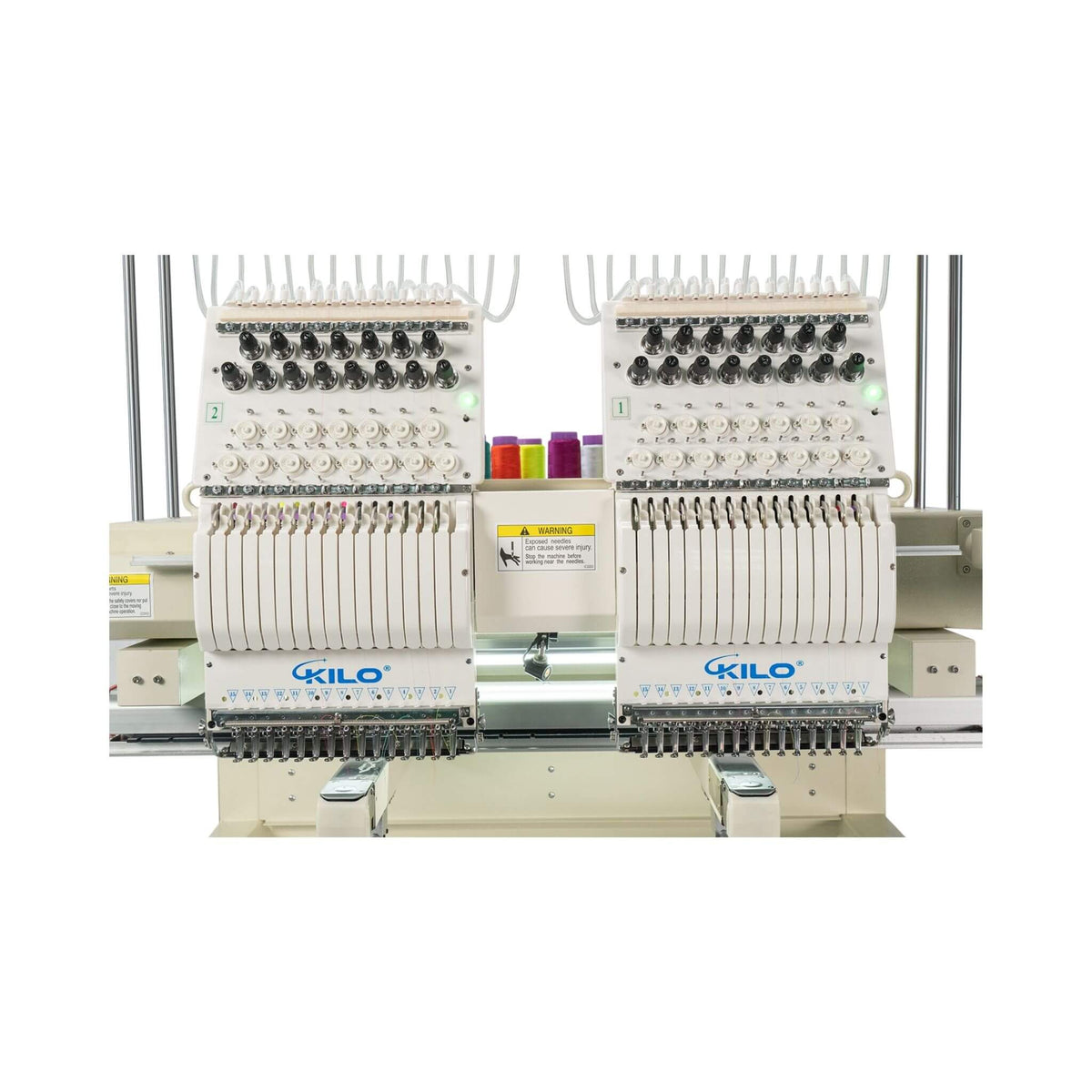 Heavy-Duty Multi-Functional Commercial 15-Needle Double Head Embroidery Machine (SAK76814)