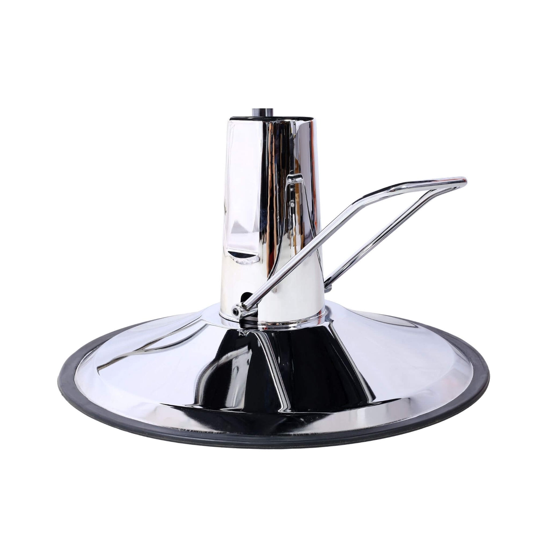 Heavy-Duty Multifunctional PU Leather Reclining Hydraulic Barber Chair W/ Chrome Steel Base (SAK35719)