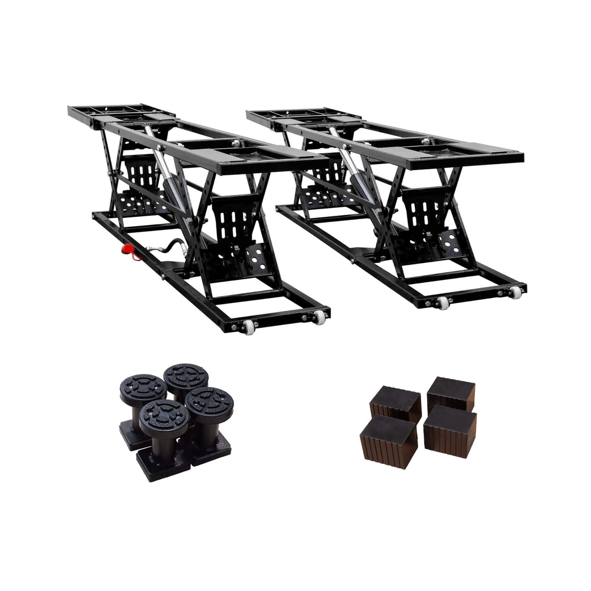 Heavy-Duty Portable 7000 LBS Car Lift Jack With Locking Levels (SAK10574)