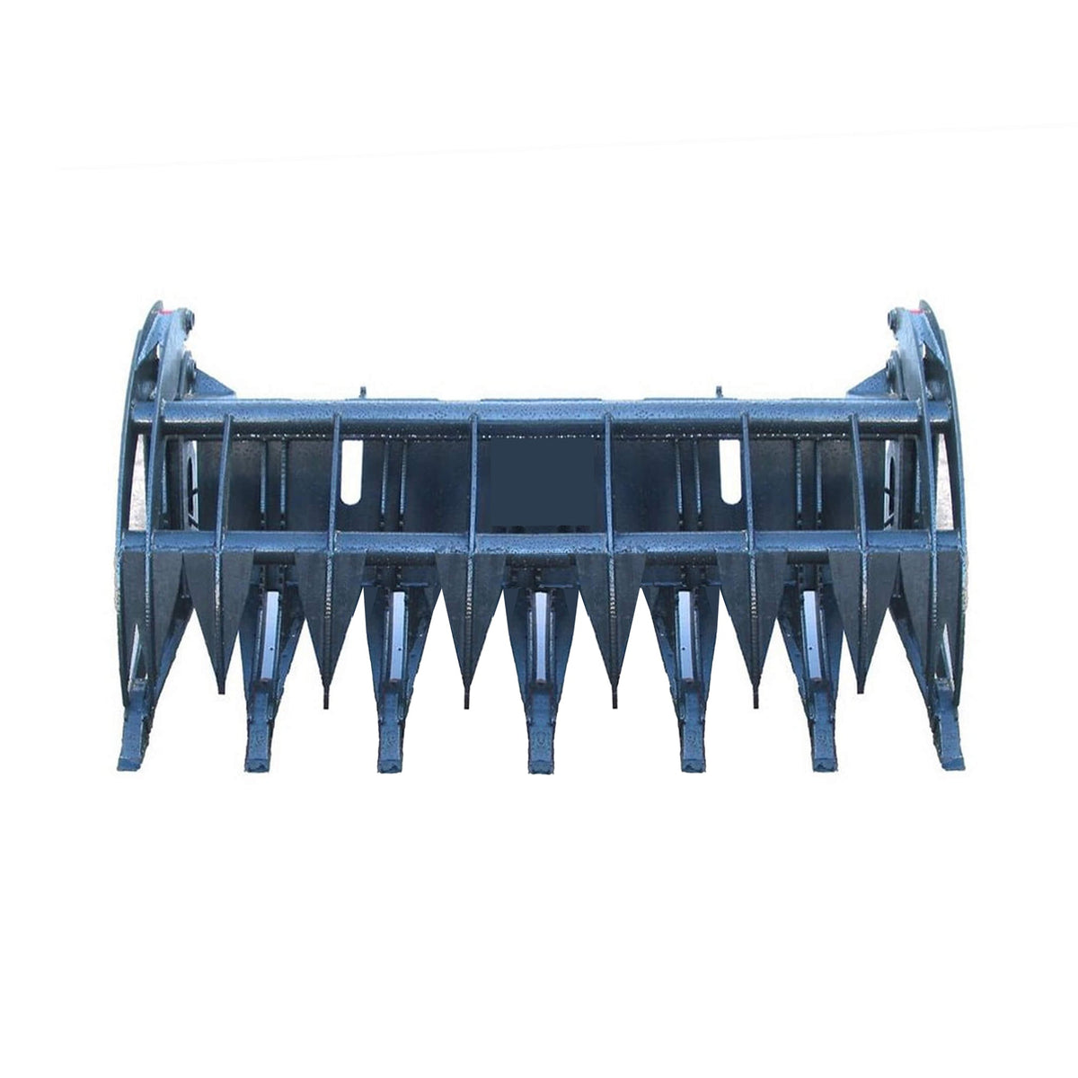 Heavy-Duty 74-Inch Root Rake Grapple Skid Steer Attachment With Teeth (SAK98230)