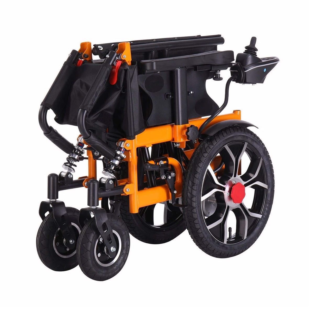 Heavy-Duty 300LBS Ultralight All-Terrain Electric Airplane-Approved Foldable Wheelchair (SAK63147)