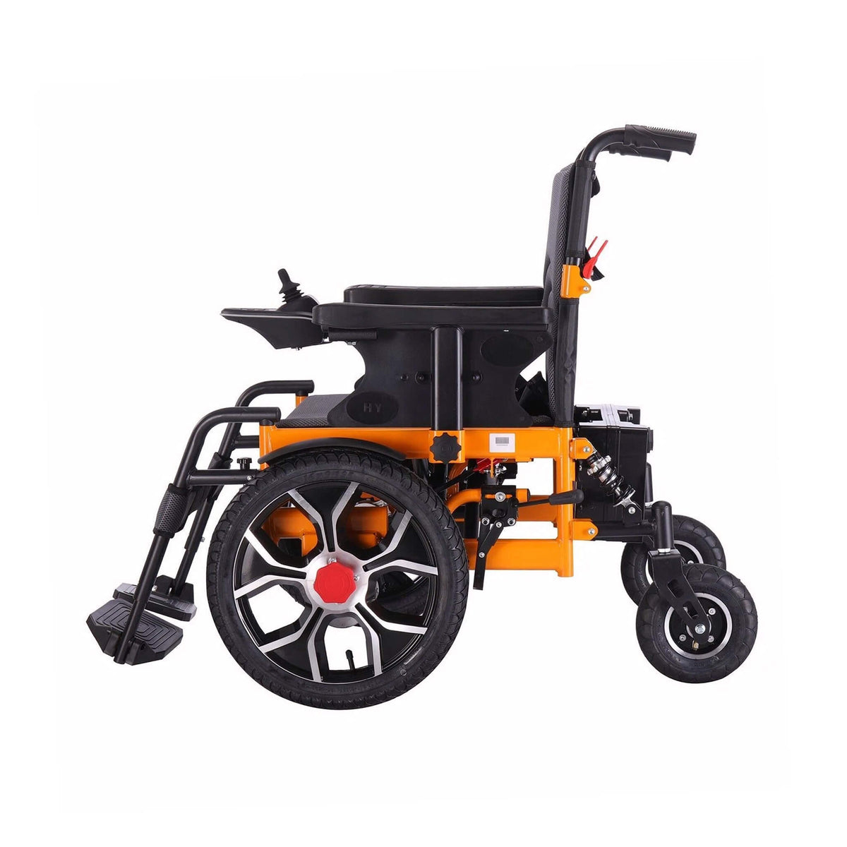 Heavy-Duty 300LBS Ultralight All-Terrain Electric Airplane-Approved Foldable Wheelchair (SAK63147)
