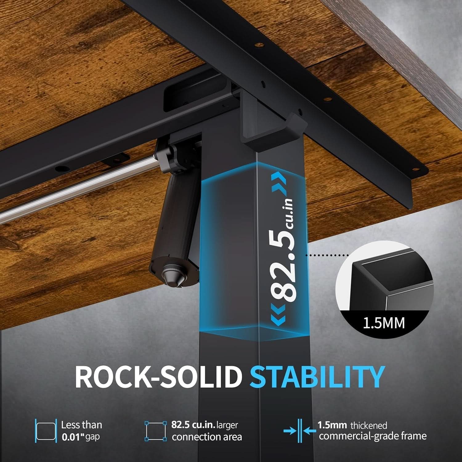 Height Adjustable Electric Standing Desk for Home Office