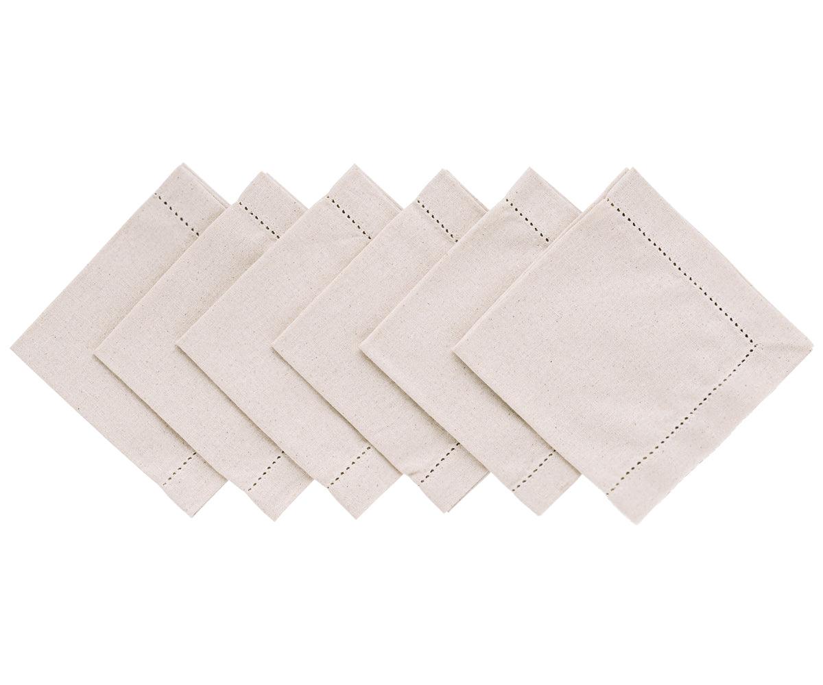 Hemstitched Cloth Napkins - 22 inch
