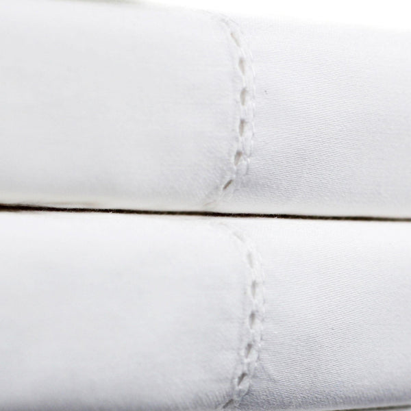 600 Thread Count Hemstitch Euro Pillow Sham Pair